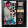 Limited Edition Jimi Hendrix Frame with Piece of 1969 Woodstock Stage and Original Ticket - Peace Of Stage LLC