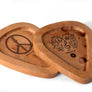 Wooden Guitar Cigarette Pick Tray
