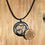 1969 Woodstock Stage Heart Locket Necklace