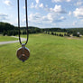 1969 Woodstock Stage Peace Sign Pendant Necklace