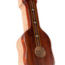 Guitar Shaped Wooden Dugout with Piece of 1969 Woodstock Stage (2" Metal Bat Included)