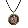 1969 Woodstock Stage Heart Locket Necklace