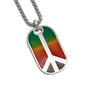 Carlos Santana’s Epoxy Peace Pendant made with Original Woodstock Stage Stardust