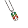 Carlos Santana’s Epoxy Peace Pendant made with Original Woodstock Stage Stardust