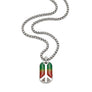 Carlos Santana’s Epoxy Peace Pendant made with Original Woodstock Stage Stardust