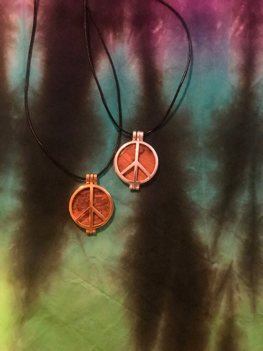 Sterling Silver and Gold Plated Peace Pendants - The Stage - Peace Of Stage LLC - Peace Of Woodstock Stage