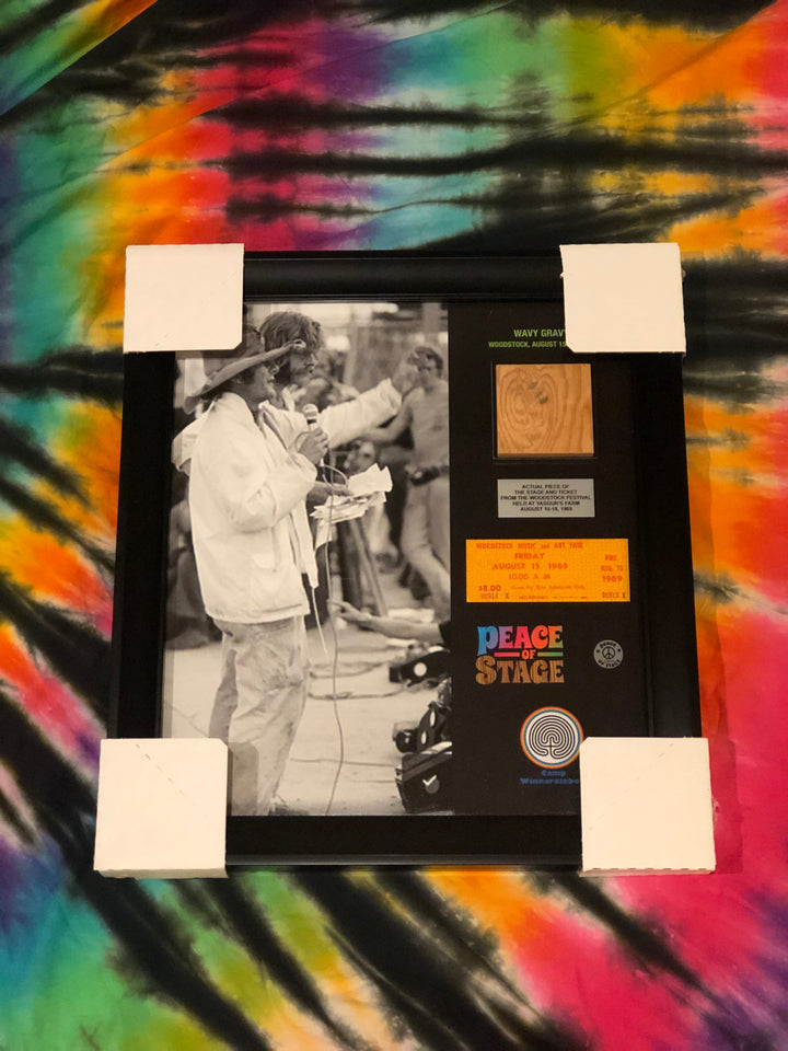 Camp Winnarainbow Wavy Gravy Frame - The Stage - Peace Of Stage LLC - Peace Of Woodstock Stage