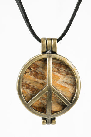 MENDEL Mens Peace Sign Necklace Pendant Symbol Men Stainless Steel Jewelry  Chain | eBay