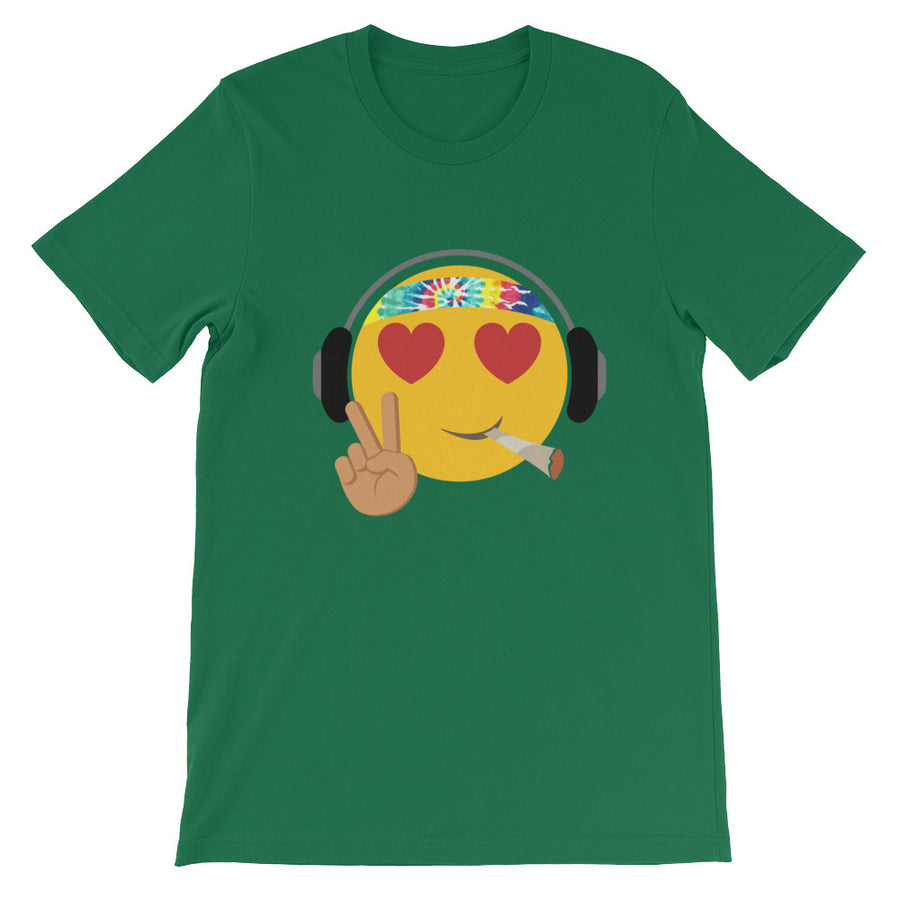 Hippie Emoji Tee - Peace Tees - Peace Of Stage - Peace Of Woodstock Stage