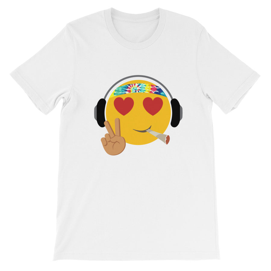 Hippie Emoji Tee - Peace Tees - Peace Of Stage - Peace Of Woodstock Stage