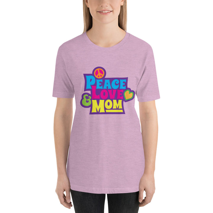 Peace, Love, & Mom Tee - Peace Tees - Peace Of Stage LLC - Peace Of Woodstock Stage