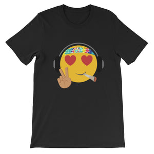 Hippie Emoji Tee - Peace Tees - Peace Of Stage - Peace Of Woodstock Stage