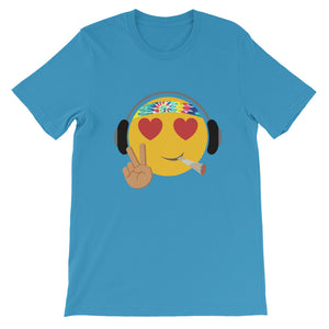 Hippie Emoji Tee - Peace Tees - Peace Of Stage - Peace Of Woodstock Stage